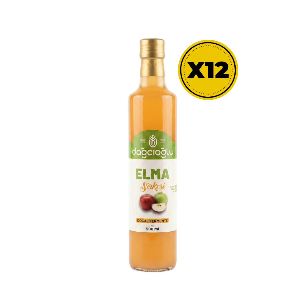 STKYOR0007 Elma Sirkesi 500 ml. (1 Koli - 12 Adet) - Görsel 1